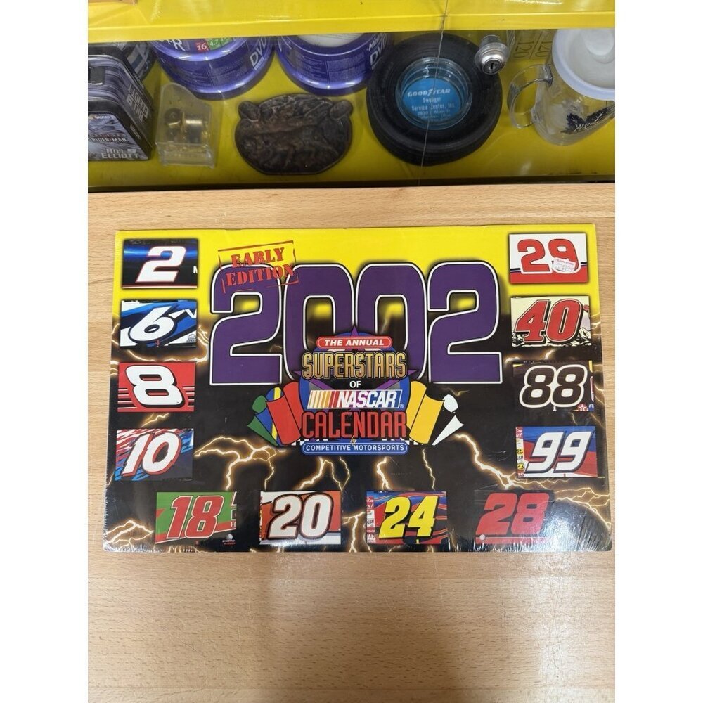 Superstars of Nascar 2002 Annual Calendar SPECIAL Early Edition Sealed